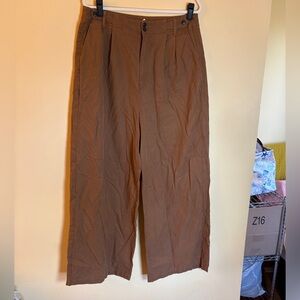 Madewell Brown Wide Leg Pants